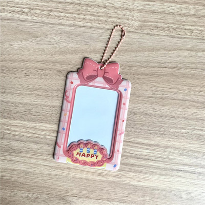 Kawaii Bowknot Kpop nuotraukų kortelių laikiklis Idol Photo Apsauginis ekranas Fotokortelės Apsauginis laikiklis Kawaii Kanceliarinės prekės