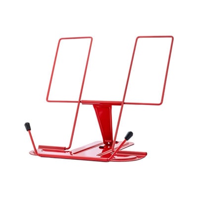 Sklopivi držač za knjige sa kopčom za stranice Podesivi metalni držač za knjige Držač za kuharice s receptima Stalak Lagani prijenosni za djecu H8WD