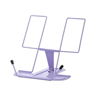 Sklopivi držač za knjige sa kopčom za stranice Podesivi metalni držač za knjige Držač za kuharice s receptima Stalak Lagani prijenosni za djecu H8WD