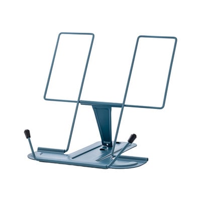 Sklopivi držač za knjige sa kopčom za stranice Podesivi metalni držač za knjige Držač za kuharice s receptima Stalak Lagani prijenosni za djecu H8WD