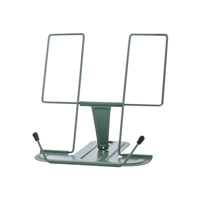 Sklopivi držač za knjige sa kopčom za stranice Podesivi metalni držač za knjige Držač za kuharice s receptima Stalak Lagani prijenosni za djecu H8WD