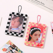 INS 3 inčni akrilni okvir za fotografije 3 inčni držač za foto kartice Idol razglednice Display foto kartice Dekoracija Stalak za kartice