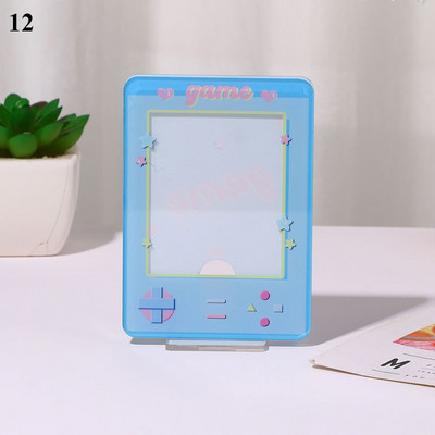 INS 3 inčni akrilni okvir za fotografije 3 inčni držač za foto kartice Idol razglednice Display foto kartice Dekoracija Stalak za kartice