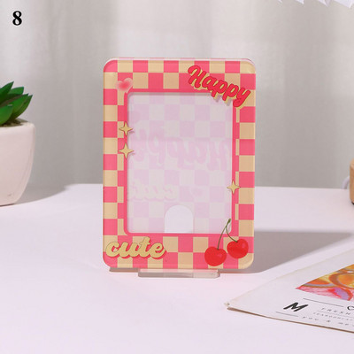 INS 3 inčni akrilni okvir za fotografije 3 inčni držač za foto kartice Idol razglednice Display foto kartice Dekoracija Stalak za kartice