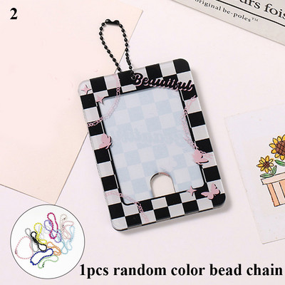 INS 3 inčni akrilni okvir za fotografije 3 inčni držač za foto kartice Idol razglednice Display foto kartice Dekoracija Stalak za kartice