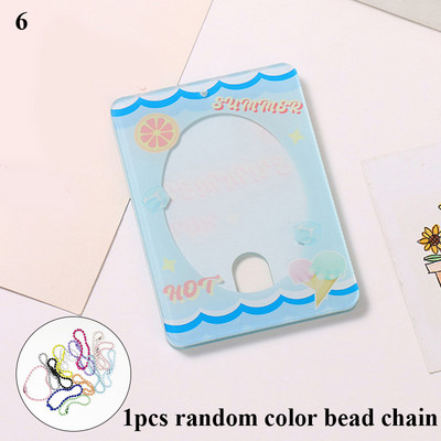 INS 3 inčni akrilni okvir za fotografije 3 inčni držač za foto kartice Idol razglednice Display foto kartice Dekoracija Stalak za kartice