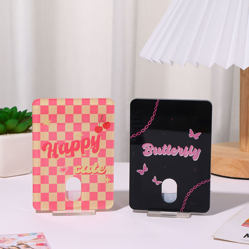 INS 3 inčni akrilni okvir za fotografije 3 inčni držač za foto kartice Idol razglednice Display foto kartice Dekoracija Stalak za kartice