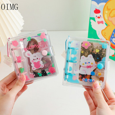 Slatki korejski držač fotokartice Prozirni PVC mini albumi Spremište Knjiga sa imenima Knjiga kartica Prijenosni držač ID kartice za fotokarticu