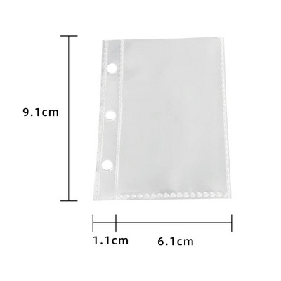 Slatki korejski držač fotokartice Prozirni PVC mini albumi Spremište Knjiga sa imenima Knjiga kartica Prijenosni držač ID kartice za fotokarticu