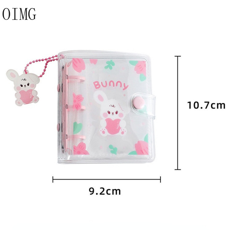 Slatki korejski držač fotokartice Prozirni PVC mini albumi Spremište Knjiga sa imenima Knjiga kartica Prijenosni držač ID kartice za fotokarticu