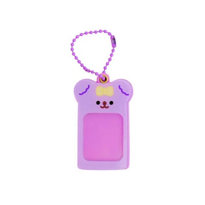 Mini crtani Kpop Photocard Pvc Idol Photo Protector Držač Slatki rukavi Školski pribor Kawaii Ključ Kopča za djevojke Pokloni
