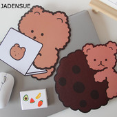 Mouse Pad Ins Style Chocolate Bear Cute Deskpad Laptop Mouse Mat Πληκτρολόγιο υπολογιστή γραφείου Cartoon Creative Kawaii Desk Mats