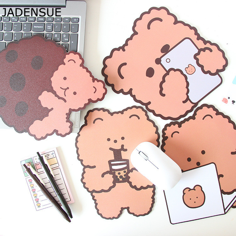 Mouse Pad Ins Style Chocolate Bear Cute Deskpad Laptop Mouse Mat Πληκτρολόγιο υπολογιστή γραφείου Cartoon Creative Kawaii Desk Mats