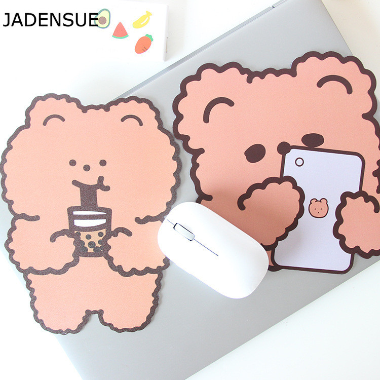 Mouse Pad Ins Style Chocolate Bear Cute Deskpad Laptop Mouse Mat Πληκτρολόγιο υπολογιστή γραφείου Cartoon Creative Kawaii Desk Mats