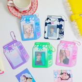 MINKYS New Arrival Kawaii Milk Box Shape Photocards Držač kreditne osobne kartice Držač fotografije Bus Card Zaštitna torbica Pribor