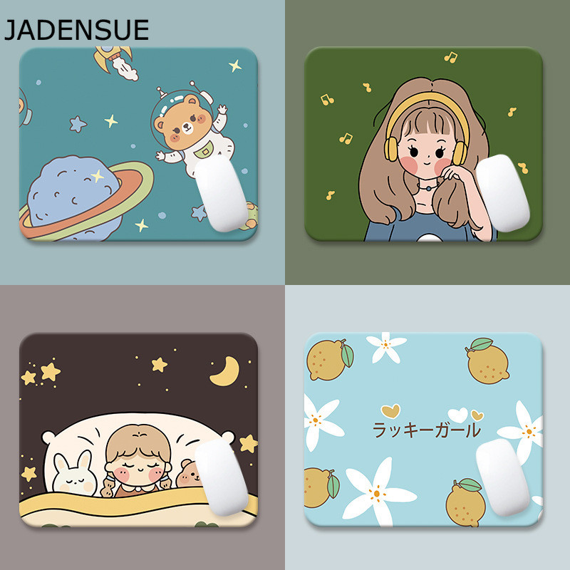 Kawaii Deskpad Gaming Laptop Mouse Mat Covorașe de birou Accesorii de birou Desene animate Drăguț Mouse Pad 21x26cm PC Computer Keyboard Pad