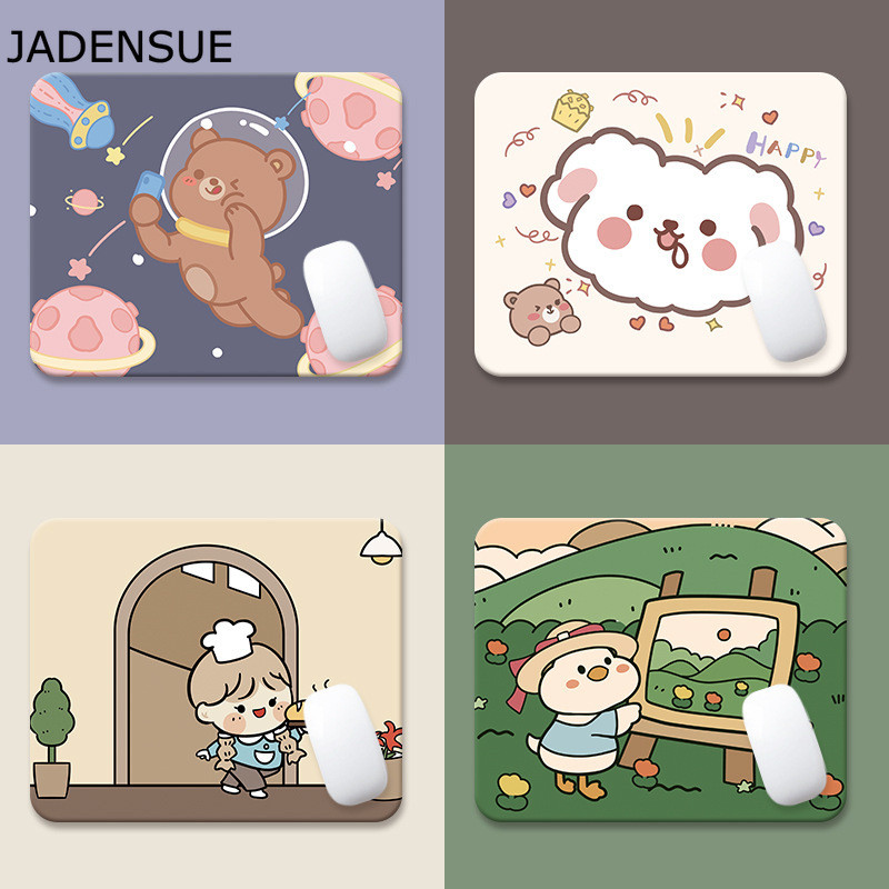 Kawaii Deskpad Gaming Laptop Mouse Mat Covorașe de birou Accesorii de birou Desene animate Drăguț Mouse Pad 21x26cm PC Computer Keyboard Pad