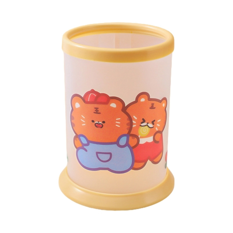 „Creative Round Desk Organizer“ pieštukų laikiklio laikymo rašiklio taurelė, skirta „Office Schoo“.