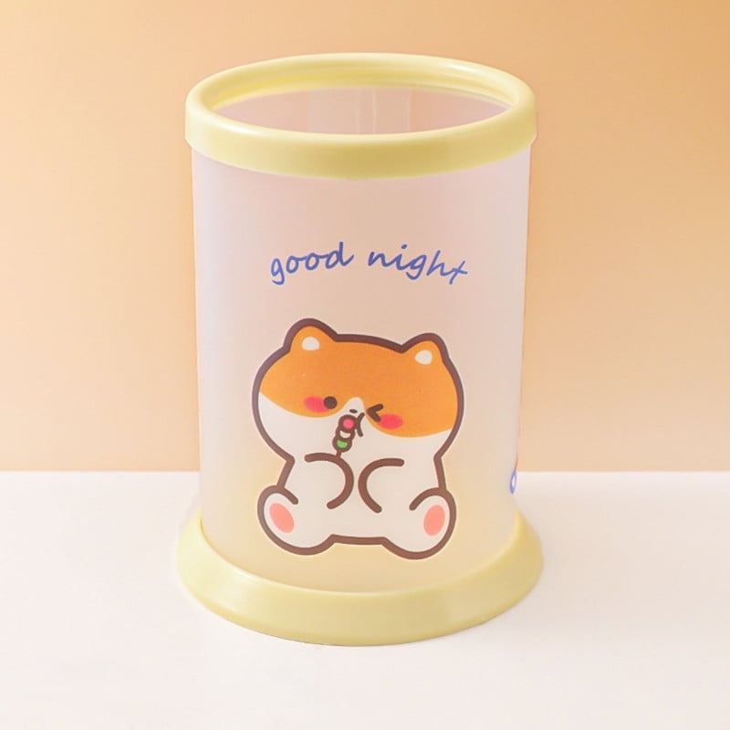 „Creative Round Desk Organizer“ pieštukų laikiklio laikymo rašiklio taurelė, skirta „Office Schoo“.