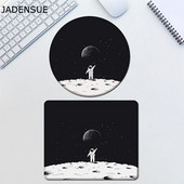 Kawaii podloge za stol Gaming Round Cute Mouse Pad Airman Starry Sky Laptop Mouse Mats Vodootporna računalna tipkovnica Anti-Slip Deskpad