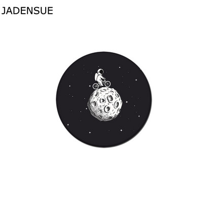 Kawaii podloge za stol Gaming Round Cute Mouse Pad Airman Starry Sky Laptop Mouse Mats Vodootporna računalna tipkovnica Anti-Slip Deskpad