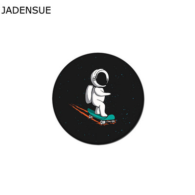 Kawaii podloge za stol Gaming Round Cute Mouse Pad Airman Starry Sky Laptop Mouse Mats Vodootporna računalna tipkovnica Anti-Slip Deskpad