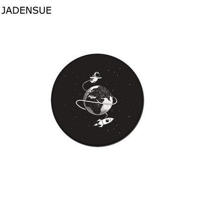 Kawaii podloge za stol Gaming Round Cute Mouse Pad Airman Starry Sky Laptop Mouse Mats Vodootporna računalna tipkovnica Anti-Slip Deskpad