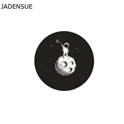 Kawaii podloge za stol Gaming Round Cute Mouse Pad Airman Starry Sky Laptop Mouse Mats Vodootporna računalna tipkovnica Anti-Slip Deskpad