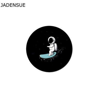 Kawaii podloge za stol Gaming Round Cute Mouse Pad Airman Starry Sky Laptop Mouse Mats Vodootporna računalna tipkovnica Anti-Slip Deskpad