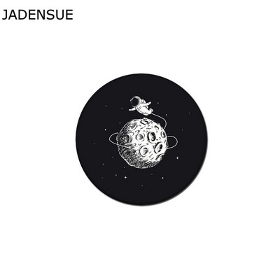Kawaii podloge za stol Gaming Round Cute Mouse Pad Airman Starry Sky Laptop Mouse Mats Vodootporna računalna tipkovnica Anti-Slip Deskpad