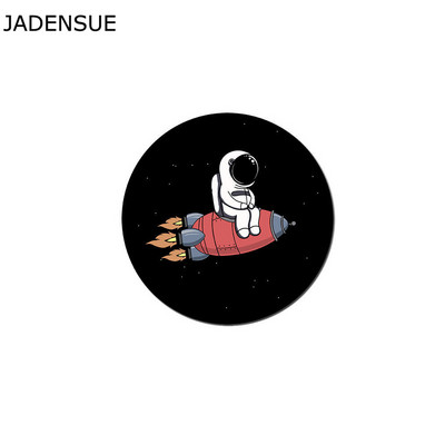 Kawaii podloge za stol Gaming Round Cute Mouse Pad Airman Starry Sky Laptop Mouse Mats Vodootporna računalna tipkovnica Anti-Slip Deskpad