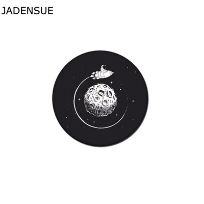 Kawaii podloge za stol Gaming Round Cute Mouse Pad Airman Starry Sky Laptop Mouse Mats Vodootporna računalna tipkovnica Anti-Slip Deskpad