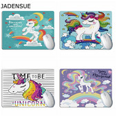 Kawaii stolne podloge Gumena podloga za miša Slatka podloga za miš za prijenosno računalo za miševe Djevojke Crtani jednorog Gaming Kreativna uredska podloga za računalni stol