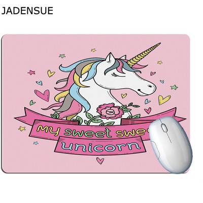 Kawaii stolne podloge Gumena podloga za miša Slatka podloga za miš za prijenosno računalo za miševe Djevojke Crtani jednorog Gaming Kreativna uredska podloga za računalni stol
