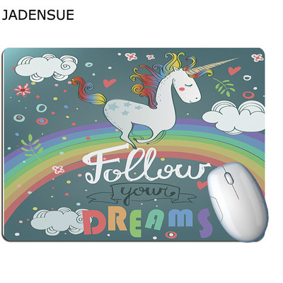 Kawaii stolne podloge Gumena podloga za miša Slatka podloga za miš za prijenosno računalo za miševe Djevojke Crtani jednorog Gaming Kreativna uredska podloga za računalni stol