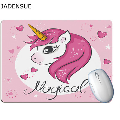 Kawaii stolne podloge Gumena podloga za miša Slatka podloga za miš za prijenosno računalo za miševe Djevojke Crtani jednorog Gaming Kreativna uredska podloga za računalni stol