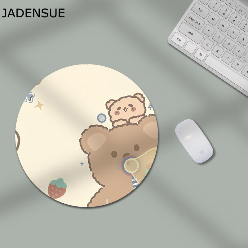 Slatka podloga za stol Podloga za miš Kreativna podloga za miš Kawaii promjera 22 cm Laptop Podloga za miš za miševe Mause Podloge za uredski stol za računalo