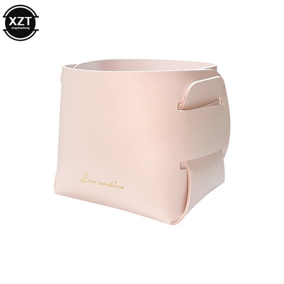 Αρχική Σπίτι Creative Desktop Δερμάτινο Αποθηκευτικό Καλάθι Θήκη στυλό Διάφορα βασικά ακουστικά Κουτί αποθήκευσης Εργαλεία μακιγιάζ Καλάθι οργάνωσης