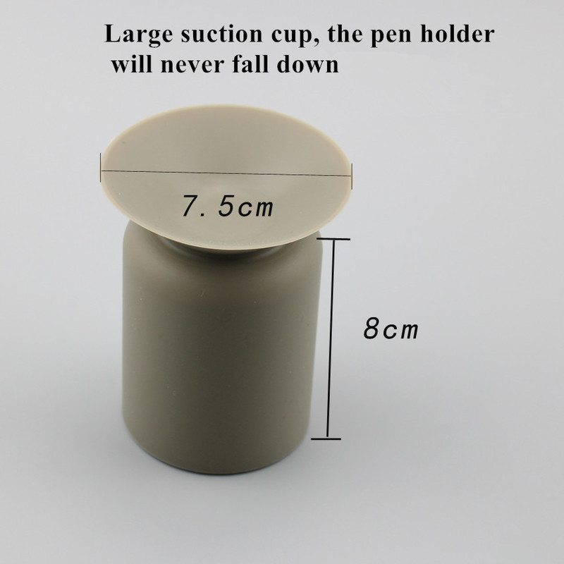 Kreativni silikonski držač za olovke s vakuumskom čašicom Stalak za olovke Lončić za olovke Posuda za četke za šminku Stolni organizator Skladištenje pribora