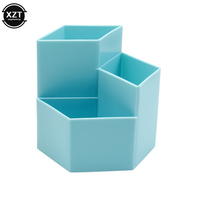 3 rešetke Držač olovke velikog kapaciteta Stolna olovka Kutija za pohranu šminke Držač u obliku dijamanta Školski uredski papir