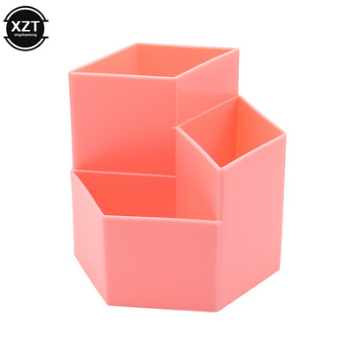 3 rešetke Držač olovke velikog kapaciteta Stolna olovka Kutija za pohranu šminke Držač u obliku dijamanta Školski uredski papir