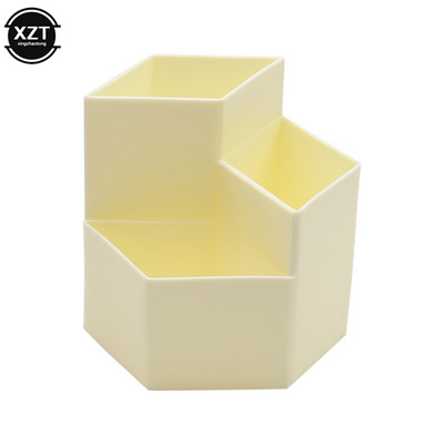 3 rešetke Držač olovke velikog kapaciteta Stolna olovka Kutija za pohranu šminke Držač u obliku dijamanta Školski uredski papir