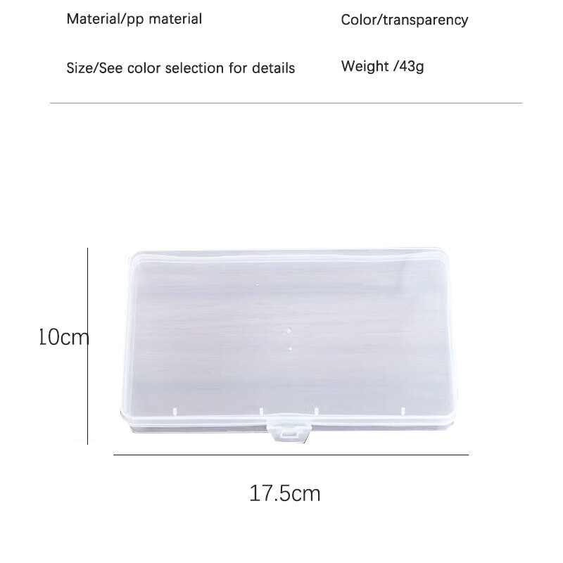 Läbipaistev lauaarvuti kirjatarvete kleebised plastikust hoiukarbi korraldaja konteiner kunstitööriista ümbris käsitöö lauaarvuti koolitarvete jaoks