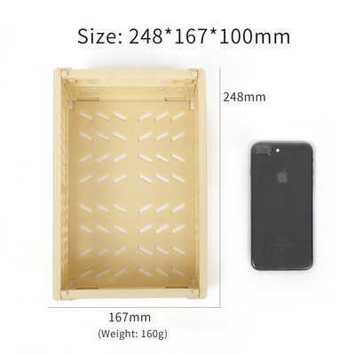 JIANWU suure mahutavusega kokkupandav plastikust hoiukorv lauaarvuti korraldaja ajakirja lindi mitmesugused hoiukastid kirjatarvete kooli jaoks