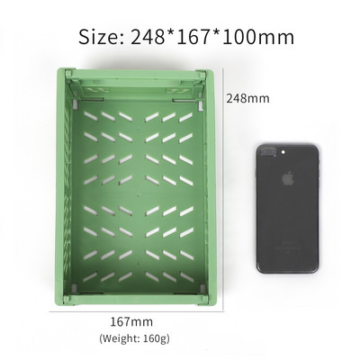 JIANWU suure mahutavusega kokkupandav plastikust hoiukorv lauaarvuti korraldaja ajakirja lindi mitmesugused hoiukastid kirjatarvete kooli jaoks