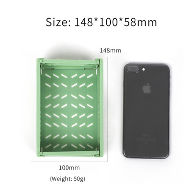 JIANWU suure mahutavusega kokkupandav plastikust hoiukorv lauaarvuti korraldaja ajakirja lindi mitmesugused hoiukastid kirjatarvete kooli jaoks