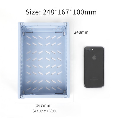 JIANWU suure mahutavusega kokkupandav plastikust hoiukorv lauaarvuti korraldaja ajakirja lindi mitmesugused hoiukastid kirjatarvete kooli jaoks