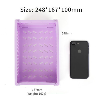 JIANWU suure mahutavusega kokkupandav plastikust hoiukorv lauaarvuti korraldaja ajakirja lindi mitmesugused hoiukastid kirjatarvete kooli jaoks