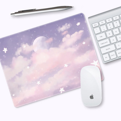 21x18 Kiváló minőségű aranyos egérpad lányok, mint a kis diák íróasztal pad egyedi vastagított irodai laptop billentyűzet pad csuklóvédő