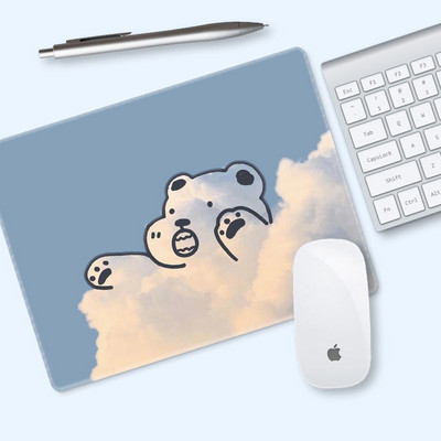 21x18 Kiváló minőségű aranyos egérpad lányok, mint a kis diák íróasztal pad egyedi vastagított irodai laptop billentyűzet pad csuklóvédő